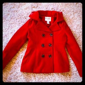 Red American Rag Peacoat